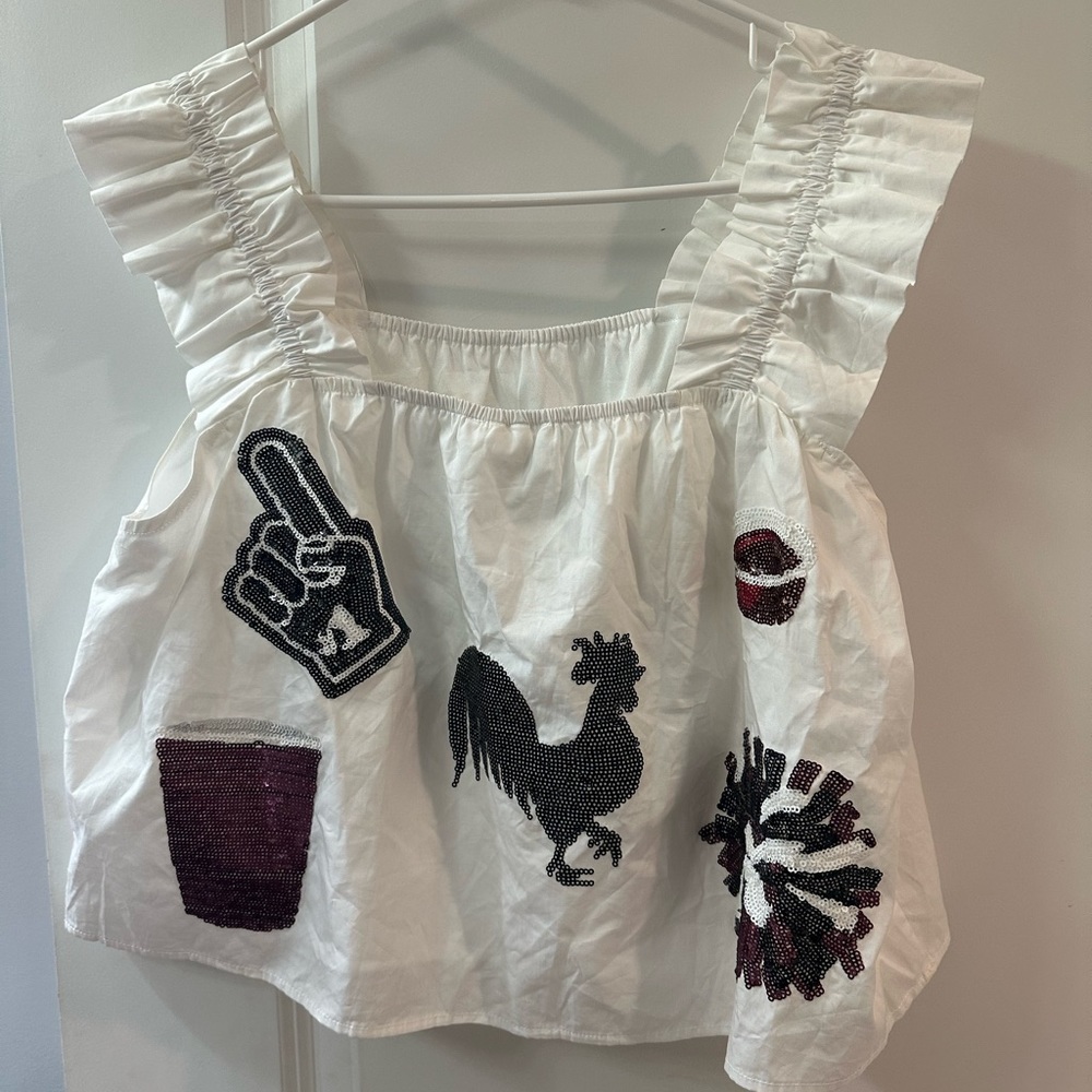 Queen of Sparkles Gameday Top